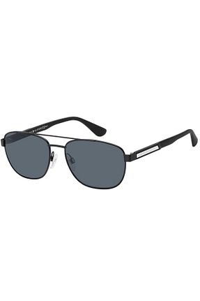 عینک آفتابی مشکی مردانه UV400 Tommy Hilfiger - کد 3940589
