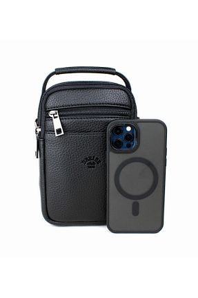 کیف دستی مشکی مردانه ابعاد کوچک deri,se club - کد 875084968