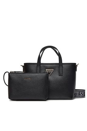 کیف دوشی مشکی زنانه پلی اورتان Guess - کد 800594459