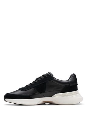 کفش اسنیکر مشکی مردانه بند دار CLARKS - کد 879406132