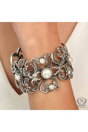 دستبند نقره زنانه 925 عیار Nusret Takı - کد 32097614