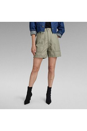 شلوارک و برمودا طوسی زنانه رگولار G-STAR RAW - کد 827048108