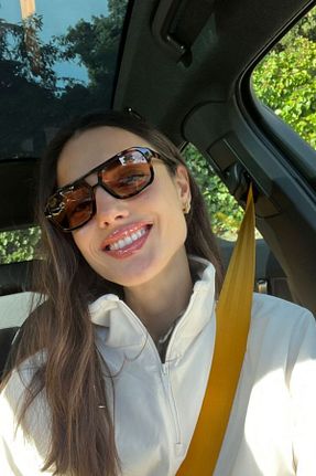 عینک آفتابی قهوه ای زنانه 50 Eyesofia - کد 878990166