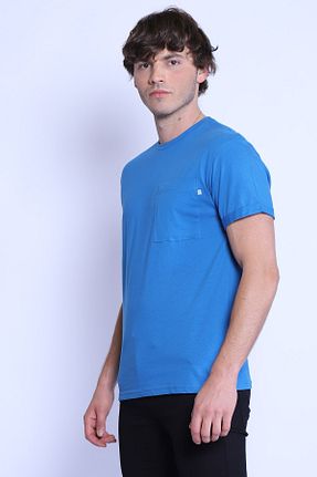 تیشرت آبی مردانه رگولار Genel Markalar - کد 298006683