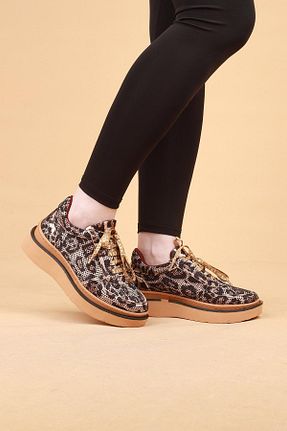 کفش پیاده روی قهوه ای زنانه layki - کد 879434444