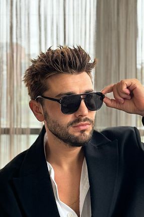 عینک آفتابی طوسی مردانه 53 By Harmony - کد 878963302