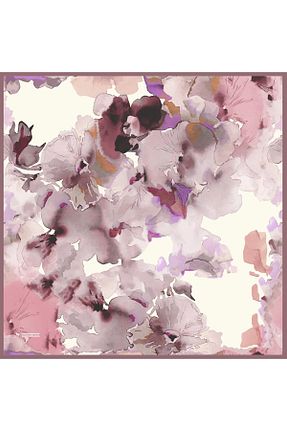 روسری بژ 90 x 90 Valentino Orlandi - کد 879459714