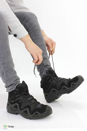 بوت / نیم بوت مشکی مردانه چرم مصنوعی Scootland - کد 879451832