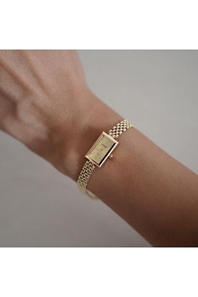 دستبند طلا طلائی زنانه 14 عیار ALTINTAŞ KUYUMCULUK - کد 879452416