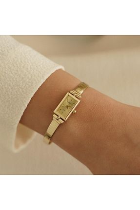 دستبند طلا طلائی زنانه 14 عیار ALTINTAŞ KUYUMCULUK - کد 879452241