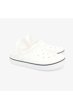 دمپائی سفید مردانه پاشنه تخت Crocs - کد 765763743
