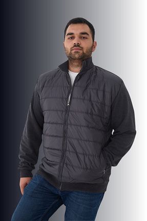 سوئیشرت سایز بزرگ طوسی مردانه سایز بزرگ Maccali - کد 878355603