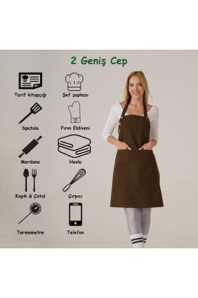 دستکش و پیشبندآشپزخانه قهوه ای TOSHE - کد 780274788