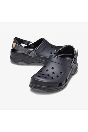 دمپائی مشکی زنانه پاشنه تخت Crocs - کد 111743396