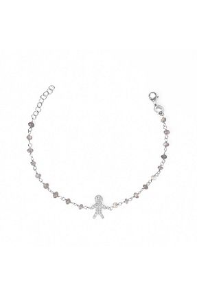 دستبند نقره رنگی زنانه 925 عیار Coşar Silver - کد 879558027