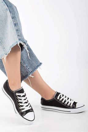 کفش اسنیکر مشکی زنانه بند دار ELİTE STEP - کد 879602412