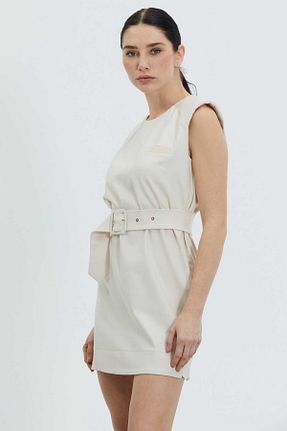 لباس بژ زنانه بافتنی MEZZURA - کد 879681553