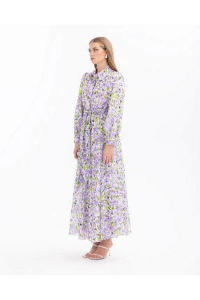 لباس بنفش زنانه بافتنی SEÇİLSTORE - کد 879681371