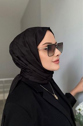 شال مشکی زنانه پنبه ای MİS İPEK - کد 813335308