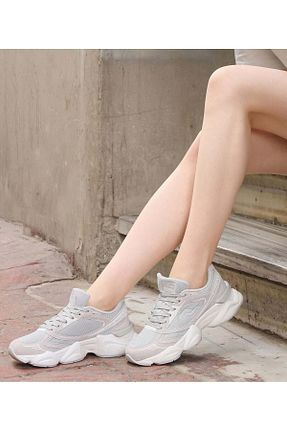 کفش اسنیکر سبز زنانه بند دار Jump - کد 879079293