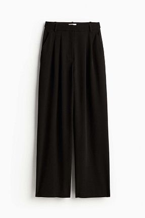 شلوار مشکی زنانه بافتنی H&M - کد 880931103