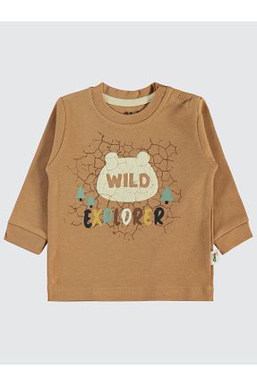 سوئیشرت قهوه ای بچه گانه ساده Civil Baby - کد 879759753