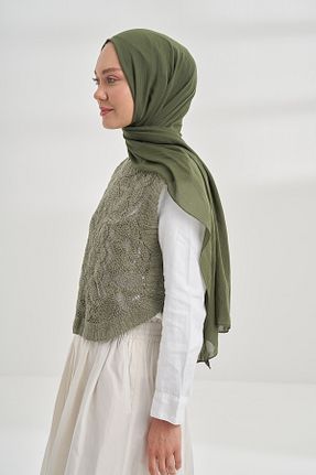 شال خاکی زنانه پلی استر ARMANDA - کد 879817542