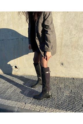 بوت / نیم بوت مشکی زنانه تریکو LA PASSION - کد 879850697