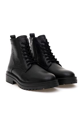 بوت / نیم بوت مشکی مردانه پاشنه تخت U.S. Polo Assn. - کد 879865992