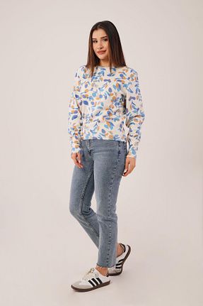 پلیور نباتی زنانه چاپی Hipo Trend - کد 879852463