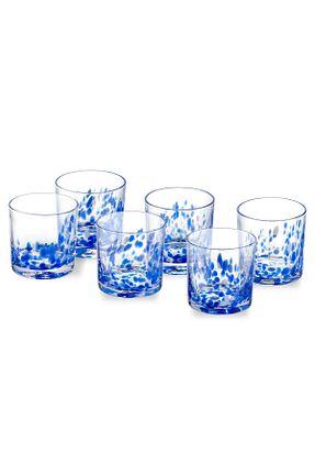 لیوان آبی شیشه Jumbo - کد 878998562