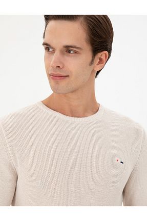 پلیور بژ مردانه ساده U.S. Polo Assn. - کد 879873804