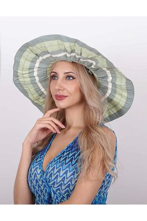 کلاه سبز زنانه پلی استر Bay Şapkacı - کد 2861933