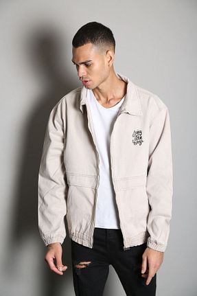 کت بژ مردانه اورسایز LTC Jeans - کد 170791435