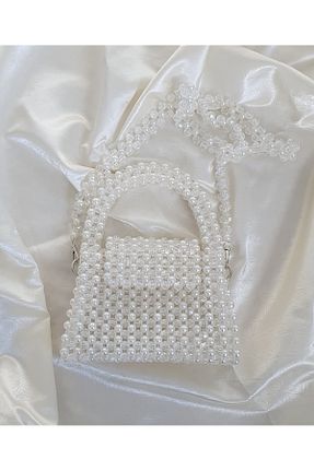 کیف مجلسی سفید زنانه GÜNEYS DESIGN - کد 879878113