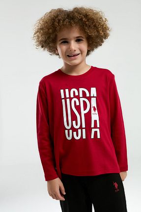 ست لباس راحتی قرمز بچه گانه چاپی U.S. Polo Assn. - کد 879882685