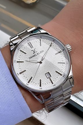 ساعت مچی متالیک مردانه 43 میلی متر Daniel Klein - کد 879894497