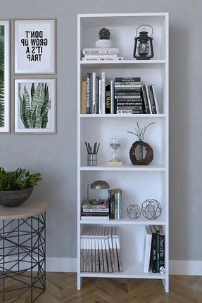 قفسه کتاب سفید 168 سانتی متر Home - کد 872569763