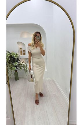 لباس طوسی زنانه بافتنی Ayda Butik - کد 851347102