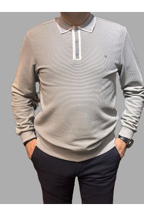 پلیور طوسی مردانه ساده ByEmir - کد 880193164