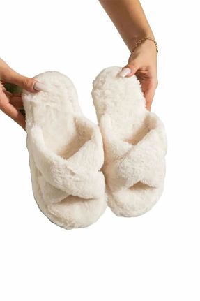 دمپائی خانگی نباتی زنانه مخملی fluffy - کد 879911605