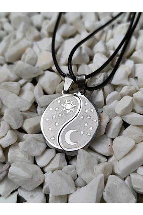 گردنبند جواهر طوسی زنانه استیل ضد زنگ Esey Dizayn - کد 879927830