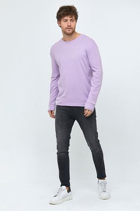 سوئیشرت بنفش مردانه ساده Superlife - کد 250738730