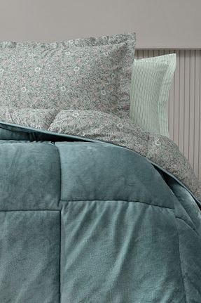 ست لحاف و روکش لحاف و روکش بالش آبی پنبه ای Yataş - کد 366503001