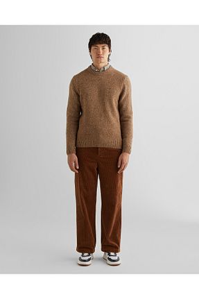 شلوار قهوه ای مردانه پارچه Gant - کد 858604137