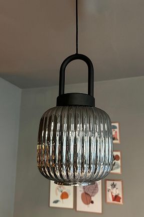 لوستر مشکی شیشه Bamyum - کد 879985422