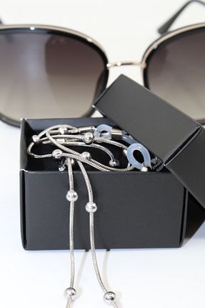 اکسسوری عینک طوسی زنانه KEEBA - کد 879998209