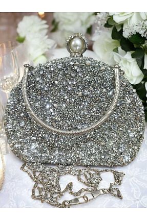 کیف مجلسی طوسی زنانه Jale - کد 880001351