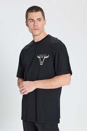 تیشرت مشکی مردانه Loose Wrangler - کد 820346707