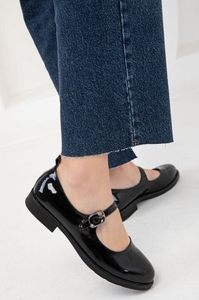 کفش لوفر مشکی زنانه چرم مصنوعی SOHO - کد 877586625